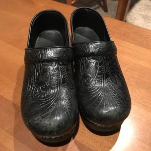 Tooled Dansko clogs